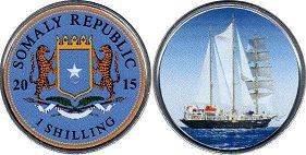coin Somalia 1 shilling 2015