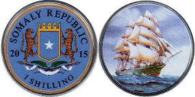 coin Somalia 1 shilling 2015