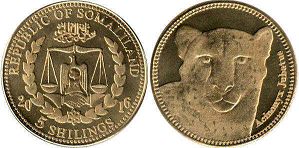 coin Somaliland 5 shillings 2016