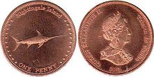 coin Tristan da Cunha 1 penny 2011