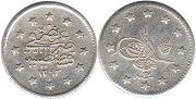 coin Turkey - Ottoman 1 kurush 1901