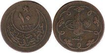coin Turkey - Ottoman 10 para 1901