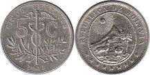 coin Bolivia 5 centavos 1935