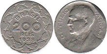 moeda brasil 200 reis 1938