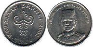 coin Brunei 5 sen 2002