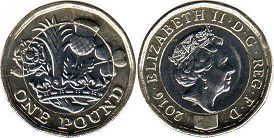 coin UK pound 2016