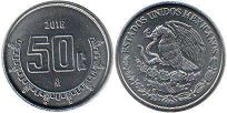 coin Mexico 50 centavos 2016