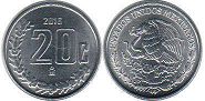 coin Mexico 20 centavos 2016