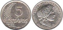 moneda Peru 5 centavos 1940