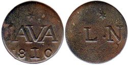 coin Java duit 1810