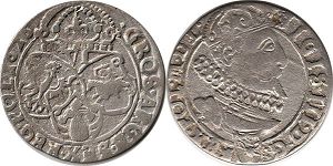 moneta Polska shostak 1625