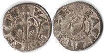 coin Valencia dinero 1238-1276