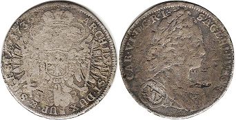 coin RDR Austria 15 kreuzer 1736