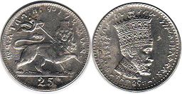 coin Ethiopia 25 matona 1931