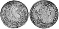 viejo Estados Unidos moneda 5 centavos 1797