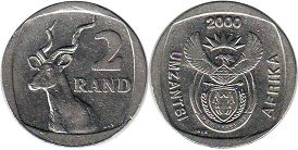 coin South Africa 2 rand 20000