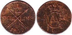 mynt Sverige 1/12 skilling 1802