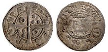 coin Barcelona dinero 1327-1335