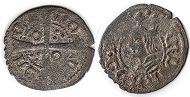 coin Barcelona dinero 1479-1516