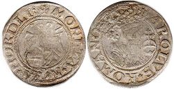 Münze Nördlingen halbbatzen (2 kreuzer) kein Datum (1527)