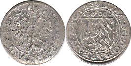 Münze Pfalz 3 Kreuzer 1600