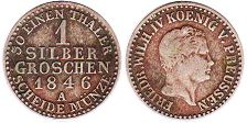 coin Prussia 1 groschen 1846
