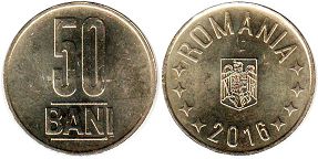 coin Romania 50 bani 2016