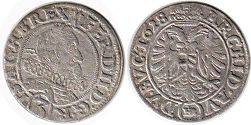 Münze RDR Austria 3 kreuzer 1628