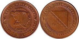 coin Bosnia and Herzegovina 20 fenninga 2017