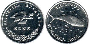 coin Croatia 2 kuna 2018