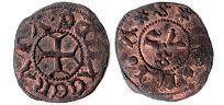 moneta Macerata 1 quatrino senza data (1392-1447)