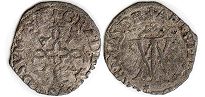 coin Navarre liard no date (1555-1562)