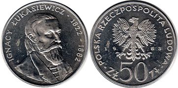 coin Poland 50 zlotych 1983