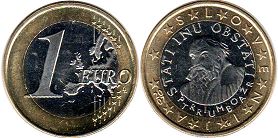 mynt Slovenien 1 euro 2007