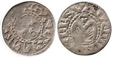 coin Valence denier without date (1157-1276)