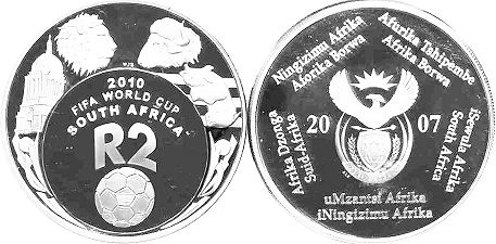 coin South Africa 2 rand 2007