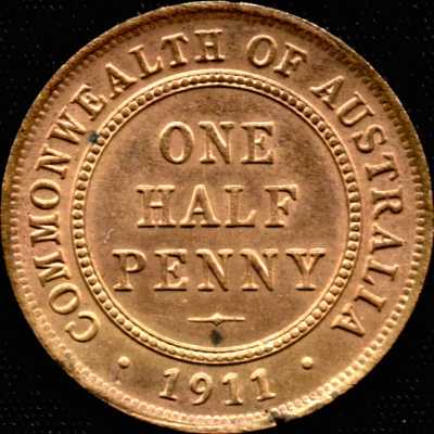 Half Penny 1911