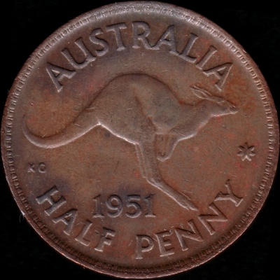 Half Penny 1951