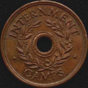 One shilling Hay Internment Camps Token