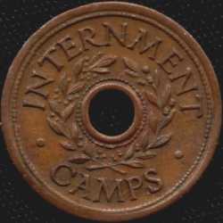 Three pence Hay Internment Camps Token