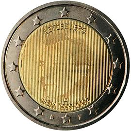 coin 2 euro Luxembourg Face coin 2 euro Luxembourg Face