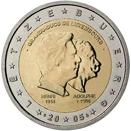 coin 2 euro 2005 lu_2 coin 2 euro 2005 lu_2