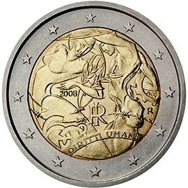 coin 2 euro 2008 Italy coin 2 euro 2008 Italy