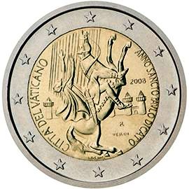coin 2 euro 2008 Vatican coin 2 euro 2008 Vatican