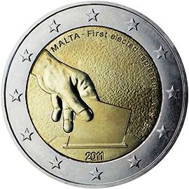 coin 2 euro 2011 mt