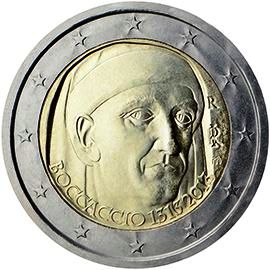 coin 2 euro 2013 Italy_Boccaccio coin 2 euro 2013 Italy_Boccaccio
