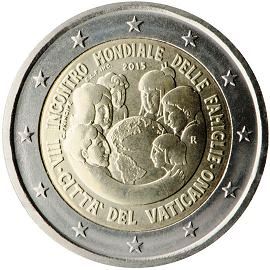 coin 2 euro 2015 Vatican_City coin 2 euro 2015 Vatican_City