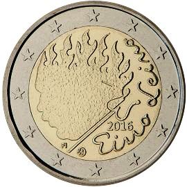 coin 2 euro 2016 finland_leino coin 2 euro 2016 finland_leino