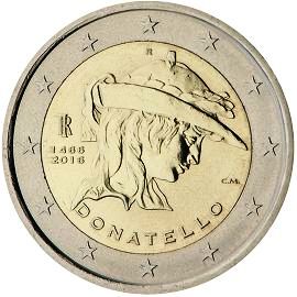 coin 2 euro 2016 italy_donatello_270 coin 2 euro 2016 italy_donatello_270