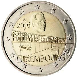 coin 2 euro 2016 luxembourg_bridge_270 coin 2 euro 2016 luxembourg_bridge_270